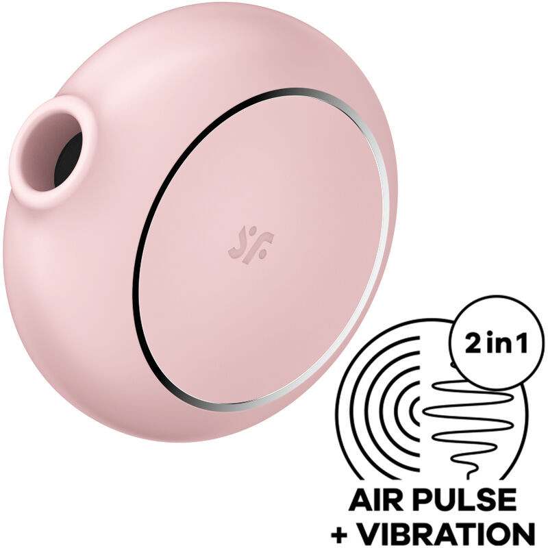 Satisfyer - Stimulateur Et Vibrateur Double Air Pulse Pro To Go 3 Rose